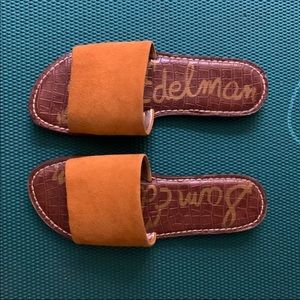 Sam Edelman Gio Slide Sandal in Yellow